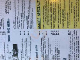 Magee Country Diner menu