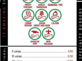 Flying Crust menu