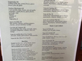 El Nopalito menu