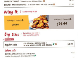 Spatch Peri-peri Grilled Chicken menu