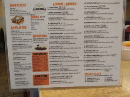 Taqueria Jalisco menu