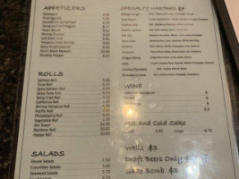 Mk's Sushi Of Fort Worth menu