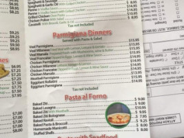 Pizza Village Cafe #2 menu