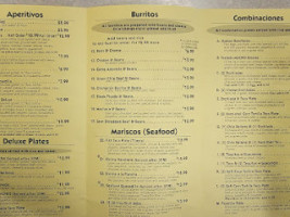 Papa Nacho's Mexican Food menu