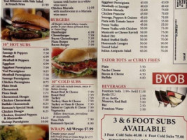 Romano Pizza Steaks Subs menu