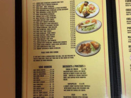 Gilberto's Mexican menu