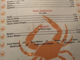 Grabbe's Seafood menu