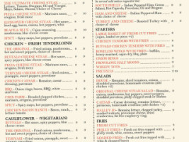 The Original Steaks And Hoagies Lorain menu