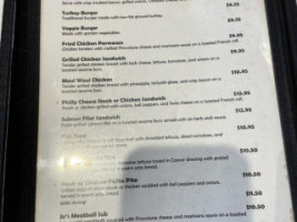 Jo's Grille menu