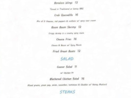 Kyma Seafood Grill menu