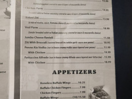 Pizza Shack menu