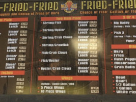 Mudbugs menu