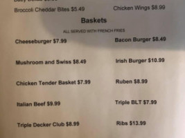 Brokaw Corners menu