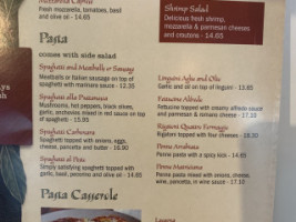 La Bella Napoli menu