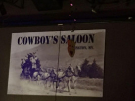 Cowboy's Saloon menu