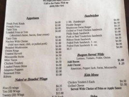 Dutchmen's And Grill menu