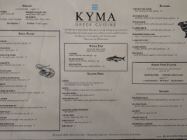 Kyma Greek Cuisine food