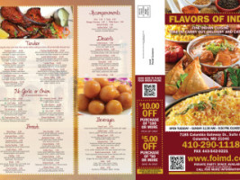 Flavors Of India menu