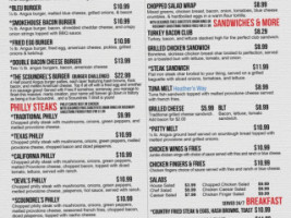 Scoundrels Pub Ii menu