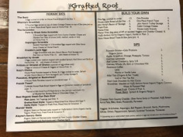 The Grafted Root Eatery menu