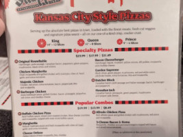 Pizza Shoppe menu