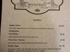 The Abbey menu