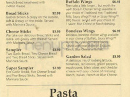 Godfather's Pizza menu