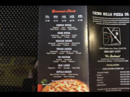 Chino Hills Pizza Company menu