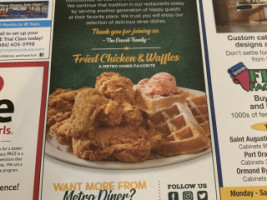 Metro Diner menu