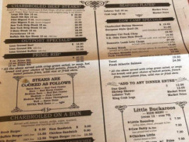 Texas Reds Steakhouse menu