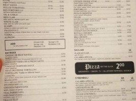 Calabria Italian menu