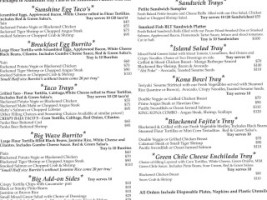 Catalina Fish Kitchen menu