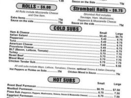 Magro's Italia Pizzeria menu