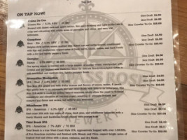 Compass Rose Brewery menu