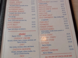 Sam's menu