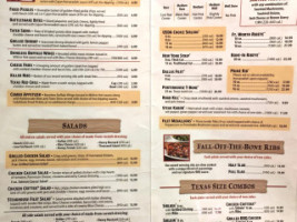 Texas Roadhouse menu