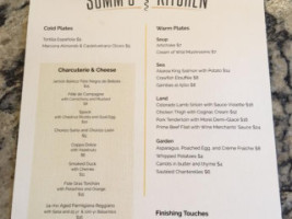 Somm's Kitchen menu