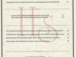 Mrs Genes Place menu