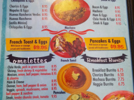 La Estrella Mexican menu