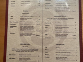 Yoshio Sushi menu