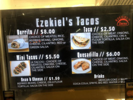 Ezekiel's Tacos food