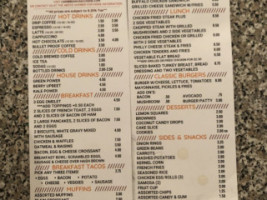 The Marigold Cafe menu