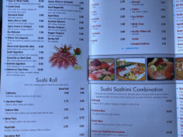 Tony's Sushi menu