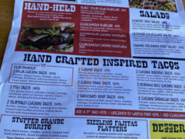 The Drunken Taco menu