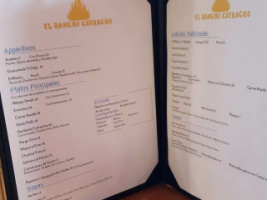 El Rancho Catracho menu