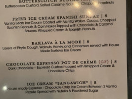 Polizzi's menu