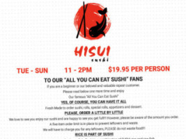 Hisui Sushi food