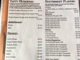 Oak Creek Grill And Tavern menu