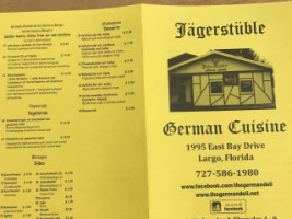 German Deli/jägerstüble menu