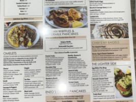 At The Diner menu